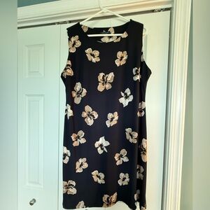 Tommy Hilfiger Dress Black Floral Size 16